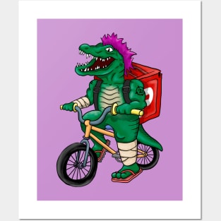 Punk Delivery Cocodrile Posters and Art